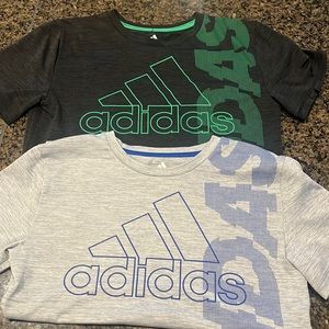 EUC Boys Adidas shirts.